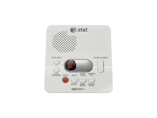 ATT ATT1740 DIGITAL ANSWERING SYSTEM W/ 60 MIN