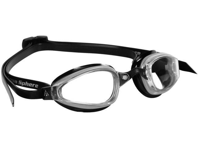 Aqua Sphere K180 Clear Lens Goggles - Trans & Black