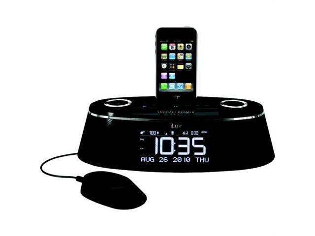 iLuv Dual Alarm Clock with iPhone/iPod Dock iMM178