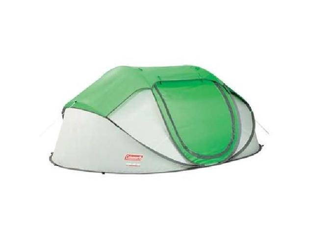 Coleman 2000014782 4 People Pop Up Tent, Green/Silver