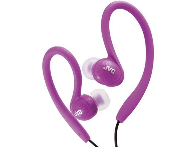 Jvc Ha-Ebx85-V Ladies' Sports Clip Headphones (Violet)