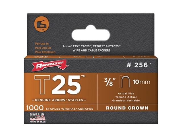 Arrow Fastener 256 T25 3/8 Inch (10mm) Staples, 1000/Pk