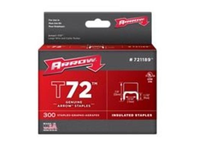 Arrow Fastener 721189 11/32" x 19/32" T72 Insulated Staples