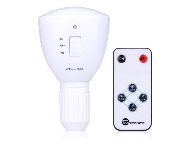 TaoTronics TT-FL07 2-in-1 Remote-Controlled Dimmable LED Bulb/ Rechargeable LED Flashlight (40 Watt Equivalent)