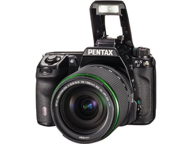 Pentax K-5 II 16.3 MP DSLR DA 18-135mm WR lens kit (Black)
