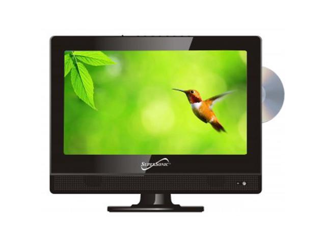 SUPERSONIC SC-1312 13" Black LED HDTV with Built-in DVD Player