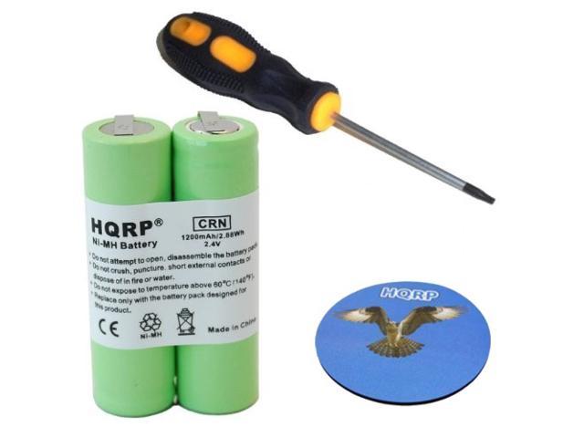 HQRP Battery for Philips Norelco & Remington Razors / Shavers plus Screwdriver & HQRP Coaster