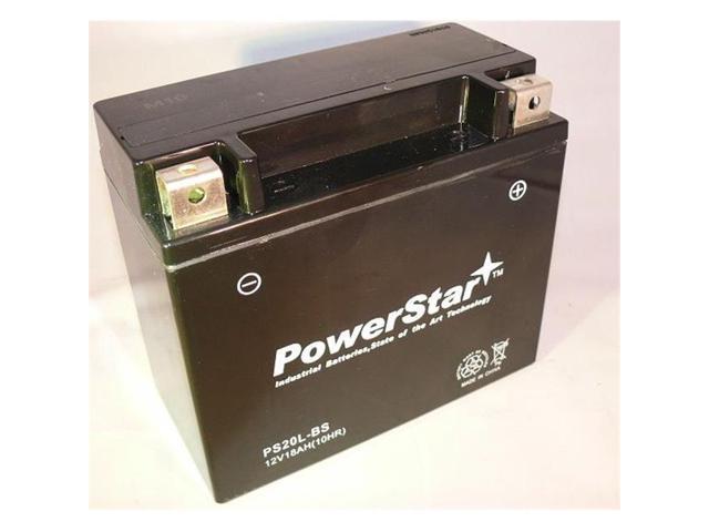 PowerStar PS-680 20L-BS Battery Fits or replaces Honda Motorcycle 1000 cc 1982-1979 CBX1000 Super Sport