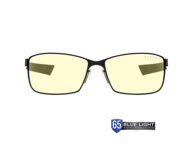 GUNNAR VAYPER Computer Glasses Onyx Frame (Amber Lens) Tint 65% Blue Light & 100% UV Protection, VAY-00101