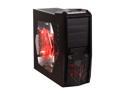 APEVIA X-TROOPER Series X-TRP-RD Black / Red Steel ATX Mid Tower Computer Case