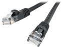 Link Depot C6M-50-BKB 50 ft. Cat 6 Black 550 MHz Network Cable