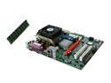 $84.99 - ECS Goal3+Athlon64 3200 AMD Athlon64 3200+ 754 SiS 761 GX Micro ATX Motherboard/CPU/CPU Fan/Memory Combo - Retail