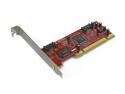 Rosewill RC-201 PCI SATA x2 Silicon Image, RAID 0/1/JBOD, Normal and Low Profile Host Controller Card