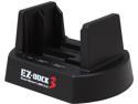KINGWIN EZD-2537U3 Plastic 2.5" & 3.5" Black SATA I/II/III USB 3.0 SuperSpeed USB 3.0 Dual-Bay SATA Drive Docking Station