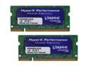 HyperX 2GB (2 x 1GB) 200-Pin DDR2 SO-DIMM DDR2 667 (PC2 5300) Dual Channel Kit Laptop Memory Model KHX5300S2LLK2/2G