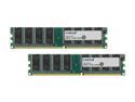 Crucial 1GB (2 x 512MB) DDR 333 (PC 2700) Dual Channel Kit Desktop Memory Model CT2KIT6464Z335
