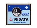 RiDATA Lightning Series 4GB Compact Flash (CF) Flash Card Model RDCF4G-233X-LIG