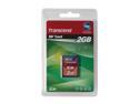 Transcend 2GB Secure Digital (SD) Flash Card Model TS2GSDC
