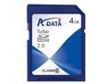 A-DATA 4GB Secure Digital High-Capacity(SDHC) Class 6 Flash Card Model TurboSD SDHC 4G