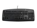 Logitech 967502-0403 Black 104 Normal Keys PS/2 Wired Standard Value Keyboard - OEM