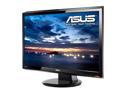 ASUS VH202T-P Glossy black 20" 5ms Widescreen LCD Monitor w/ HDCP Support 300 cd/m2 ASCR 20000:1 Built in Speakers w/ Aspect Control