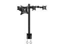 SIIG CE-MT0R12-S1 Articulating Triple Monitor Desk Mount - 13" to 27"
