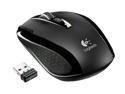Logitech VX Nano Black 6 Buttons Tilt Wheel USB 2.4 GHz Wireless Laser Mouse for Notebooks