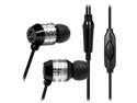 V-MODA Metal Faze Noise-Isolating In-Ear Headphone w/ Universal One-Button Mic (Nero)