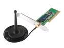 Rosewill RNX-G300EX IEEE 802.11b/g PCI Wireless Card Up to 54Mbps Data Rates 64/128-Bit WEP, 802.1x, WPA, WPA2, AES, TKIP with 100cm cable external 2 dBi Antenna