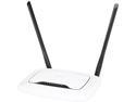 TP-Link N300 Wireless Extender, Wi-Fi Router (TL-WR841N) - 2 x 5dBi High Power Antennas, Supports Access Point, WISP, Up to 300Mbps
