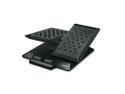 Fellowes 8037901 Independent Movement Foot Support, Massage Bumps, 4 3/8 x 16 1/4 x 16 1/4, Black