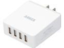Anker® 36W 4-Port USB Wall Charger Power Adapter for iPhone 5s 5c 5; iPad Air mini; Galaxy S5 S4; Note 3 2; the new HTC one (M8); Nexus and More