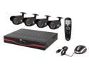 Night Owl LTE-44500 4 Channel LTE H.264 DVR, 4  Day&Night Cameras, 500GB HDD, Surveillance DVR Kit