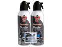 Falcon Safety Products Inc. Disposable Compressed Gas Duster, 10 oz Cans, 2/Pack