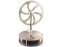 Stirling Engine - can run off the heat from your coffee cup, hot water, or even a warm surface