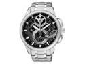 Citizen Eco-Drive Chronograph WR100 Black Dial Men's watch #AT2060-52E