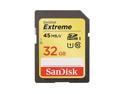 SanDisk 32GB 32G Extreme SD SDHC Card UHS-I Class 10 45MB/s 300X with USB Reader