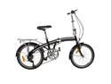 BestChoiceProducts SKY411 20" Shimano 6 Speed Folding Storage Bicycle - Black