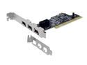 Sedna PCI 3 + 1 Port 1394A (Firewire) Adapter Card with Low Profile Metal Bracket