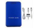 New Blue 48000mah LED Light power bank With universal Dual USB Outputs External Backup Battery charger