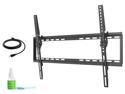 Low Profile Tilt TV Wall Mount Kit for 42-75" TVs with Included HDMI Cable and Screen Cleaner