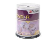 Verbatim 4.7GB 8X DVD+R  100 Packs High-Speed Quality Disc with Advanced Azo Recording Dye - Retail