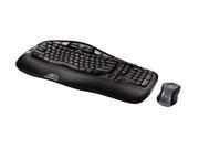 Logitech 920-000264 Black 104 Normal Keys 14 Function Keys USB Cordless Ergonomics Desktop Wave Mouse Included - Retail 