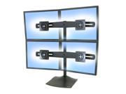 ERGOTRON 33-324-200 DS100 Quad-Monitor Desk Stand - Retail