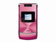 MOTOROLA RAZR V3xx Pink 3G / UMTS AT&T Authorized Cell Phone