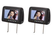 BRAVO Black 9.2 inch Replacement Headrest Model HRS-090BPKG