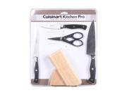 Cuisinart 5040613 Kitchen Pro 5-Piece Kitchen Knife Block Prep Set