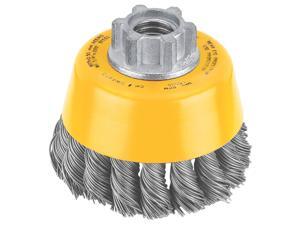 Dewalt DW4910 3" Knotted Steel Cup Wire Brush Dewalt DW4910 3" Knotted Steel Cup Wire Brush