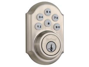 Kwikset 909 15 SMT CP SmartCode Electronic Single Cylinder Deadbolt feat SmartKey in Satin Nickel Kwikset 909 15 SMT CP SmartCode Electronic Single Cylinder Deadbolt feat SmartKey in Satin Nickel
