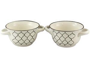 Crock-Pot Mathiston 2 Pack 27 oz. Ceramic Soup Bowl Set, White Crock-Pot Mathiston 2 Pack 27 oz. Ceramic Soup Bowl Set, White